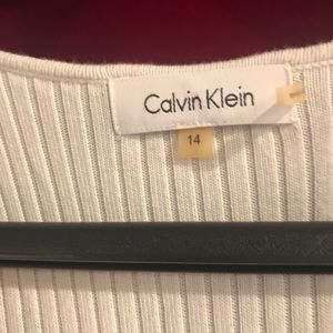 White Lines and knit Dress